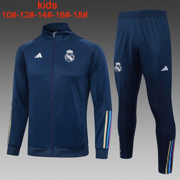 Enfant Survetement Real Madrid 2024 Bleu 2